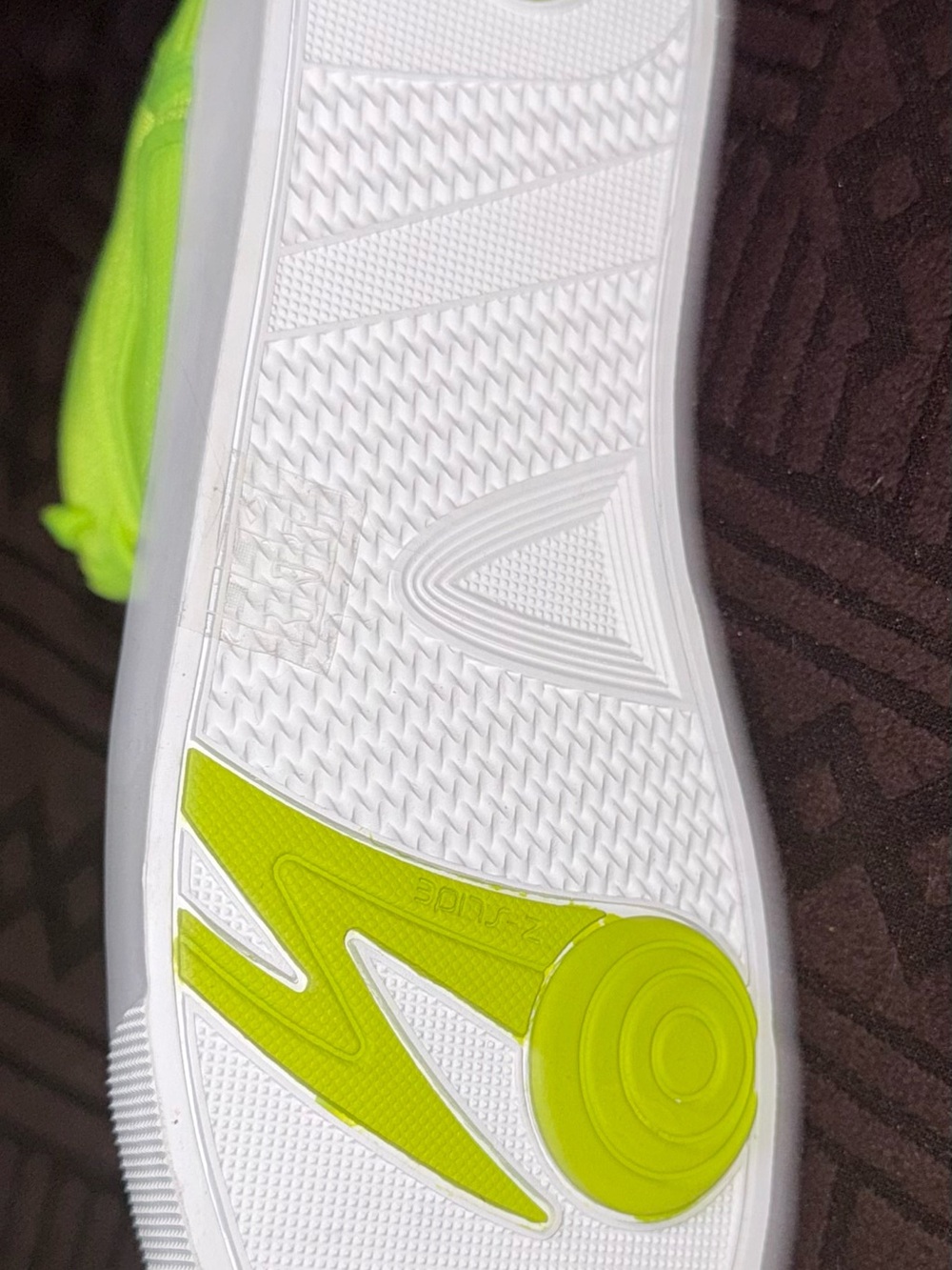 Zumba Fitness Neon Lime High-Top Athletic Sneakers - Picture 3 of 3